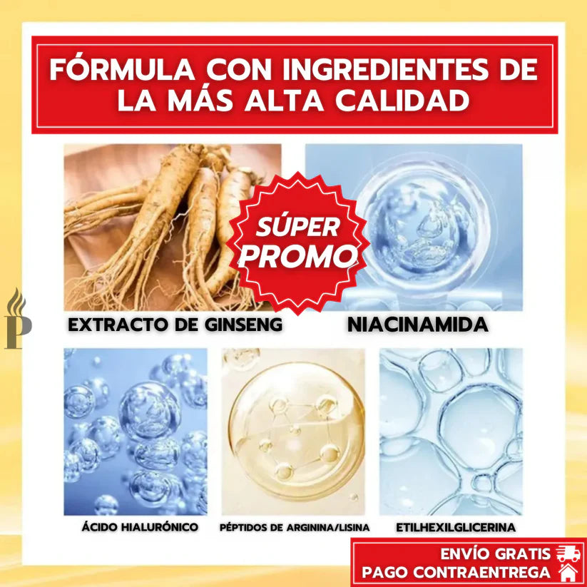 Oferta Especial 2x1: Ginseng™ - Serum Rejuvenecedor Reafirmante Anti-Arrugas