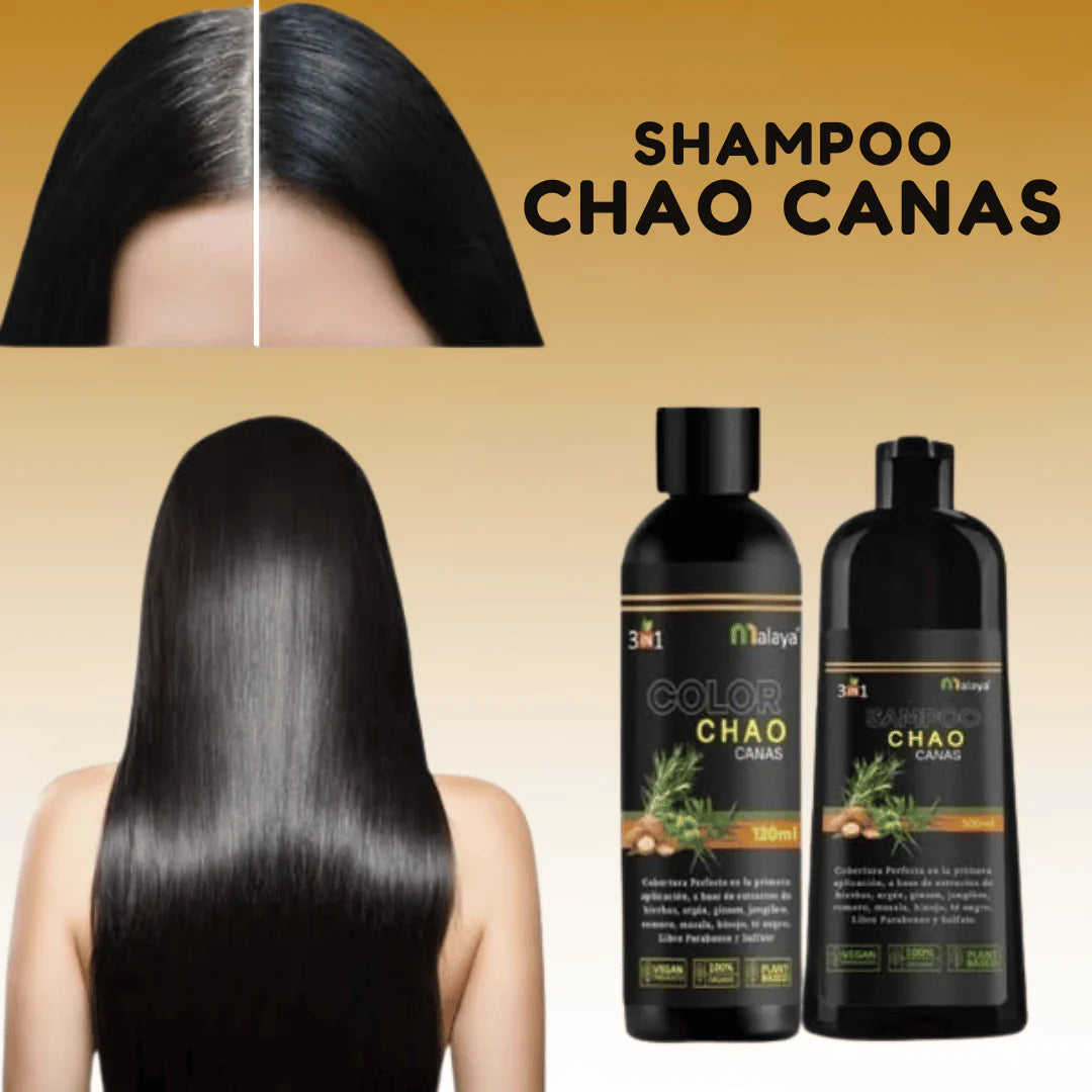 Shampoo Chao Canas – Cubre Canas + Tratamiento Activador GRATIS