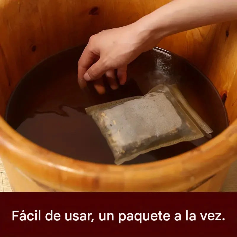 Pack De Hierbas desintoxicantes - 12 hierbas chinas tradicionales para baño de pies