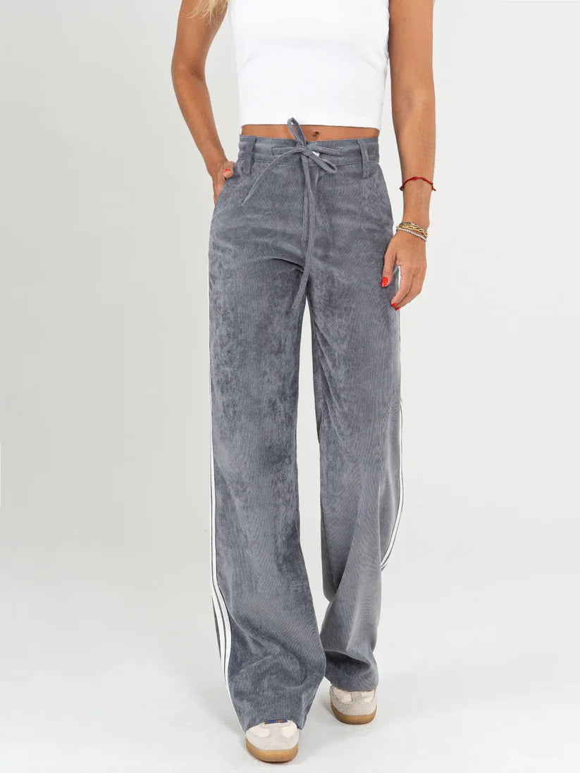 Pantalones sueltos de tiro alto - MODA Y ESTILO