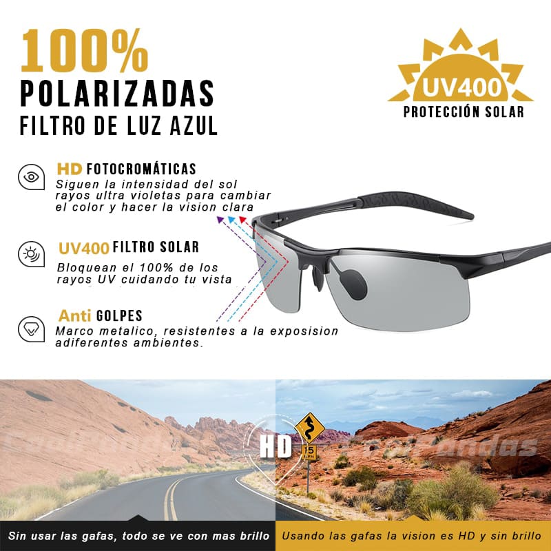 Nuevas gafas de sol polarizadas para conducir y ver de noche🥳¡SUPER PROMOCIÓN!🥳