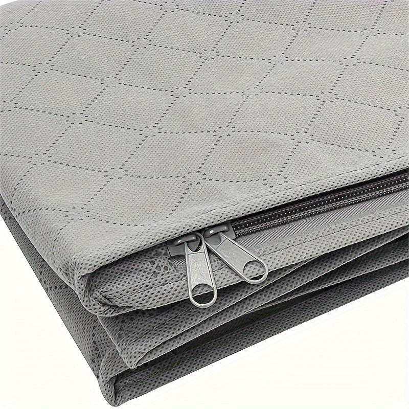 4 piezas Armario de almacenamiento portátil  para ropa, mantas y edredones, impermeable.