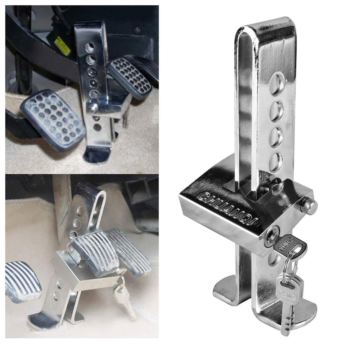 Traba Pedal Seguridad Auto Antirobo