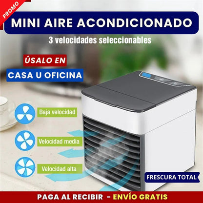 PEQUEÑO PERO POTENTE: MINI AIRE ACONDICIONADO PORTÁTIL ❄️❄️