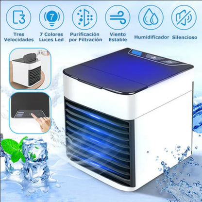 PEQUEÑO PERO POTENTE: MINI AIRE ACONDICIONADO PORTÁTIL ❄️❄️