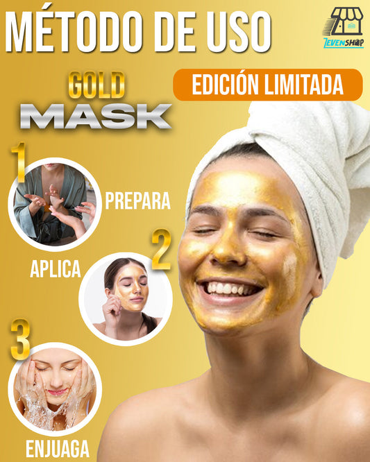 Mask Gold™ Collagen con Ácido Hialurónico 🔥SOLO POR HOY 2X1 🔥